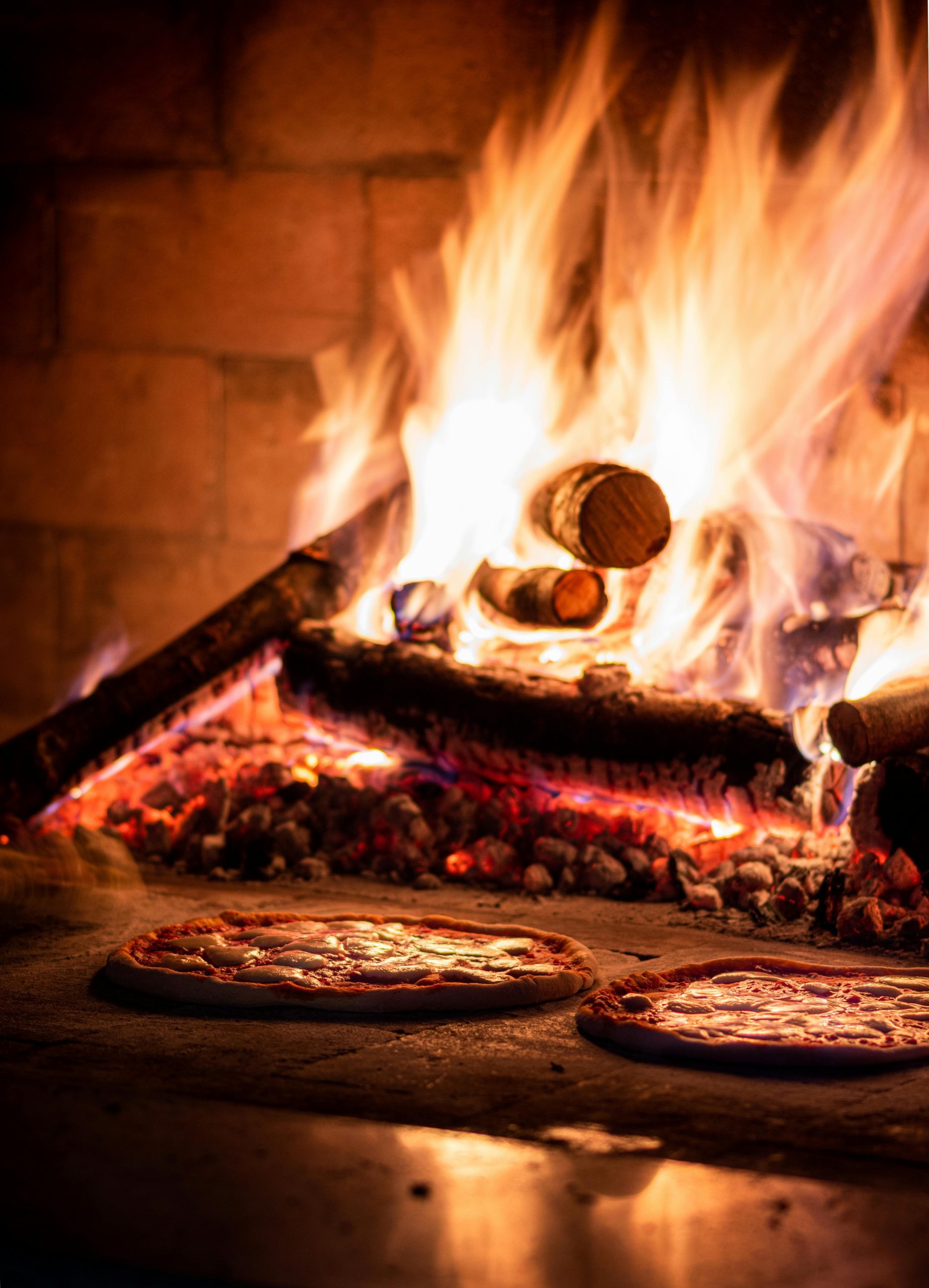 Pizzasten der køler af efter brug
